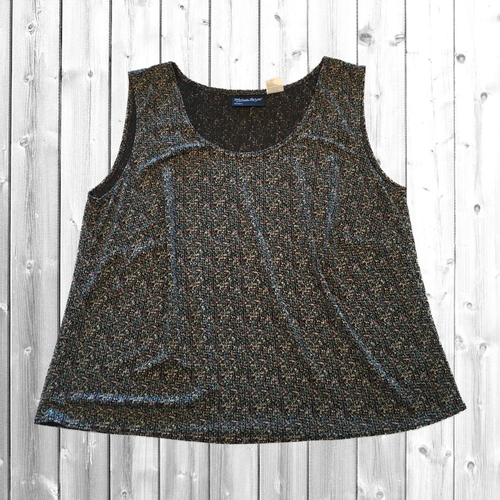Melissa Harper Multicolor Plus Size Tank 22W